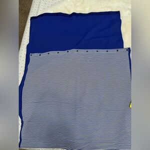 Lululemon Blue Vinyasa Scarf Wrap Snap Convertible Travel Shawl OS